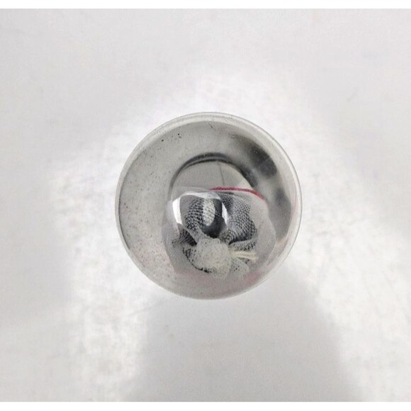 Vintage Miniature Geisha Bride Doll in Glass Dome Gown Veil Bouquet 4" Taiwan - Picture 9 of 10